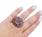 Ring aus 14 Karat Roségold und Silber mit Rubinen, Saphiren und Diamanten, 1960er 5
