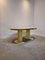 Vintage Round Dining Table in Yellow 12