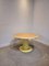 Vintage Round Dining Table in Yellow 3