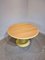Vintage Round Dining Table in Yellow 2