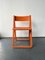 Orange Plastic Folding Chairs, Set of 2, Image 7