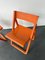 Orange Plastic Folding Chairs, Set of 2, Image 3