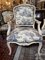 Carved and Distressed Armchairs, Set of 2 2