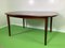 Scandinavian Dining Table in Mahogany Wood with Rounded Edges 2