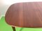 Scandinavian Dining Table in Mahogany Wood with Rounded Edges, Image 5