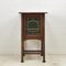 Small Showcase Restores Art Nouveau Around 1920 Oak Side Cabinet 1