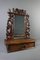 Wooden Dressing Mirror with Carvings, Image 1