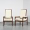 Mahogany Armchairs by André Sornay, 1960s, Set of 2 1