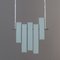 Blue Lacquered Metal Prototype Chandelier from Lumi, 1970 2