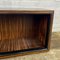 Rosewood Wall Cabinet with Sliding Glass Doors, 1950s 4
