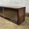 Rosewood Wall Cabinet with Sliding Glass Doors, 1950s 5