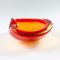 Large Sommerso Murano Glass Bowl or Vide Poche attributed to Flavio Poli, Italy, 1960s 7