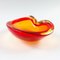Large Sommerso Murano Glass Bowl or Vide Poche attributed to Flavio Poli, Italy, 1960s 5
