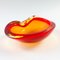 Large Sommerso Murano Glass Bowl or Vide Poche attributed to Flavio Poli, Italy, 1960s, Image 4