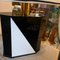 Black and White Acrylic Glass Italian Table Lamp 2