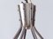 Lámpara colgante alemana de 7 brazos, años 50, Imagen 19