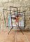 Vintage Metal Magazine Rack, 1950s, Image 15