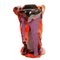 Bromelia Vase aus Leder in Rot und Lila von Fernando & Humberto Campana für Corsi Design Factory 2