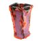 Bromelia Vase in Clear Red and Purple Leather by Fernando & Humberto Campana for Corsi Design Factory, Image 1