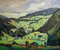 Henri Vincent Gilliard, paisaje de montaña, 1950, óleo sobre Pavatex, Imagen 2