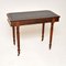 Antique Regency Leather Top Writing or Side Table, Image 11