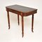 Antique Regency Leather Top Writing or Side Table 3
