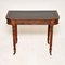 Antique Regency Leather Top Writing or Side Table, Image 1