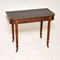 Antique Regency Leather Top Writing or Side Table, Image 2