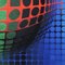 Victor Vasarely, Composition Op Art, Lithographie, 1970s 6
