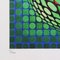 Victor Vasarely, Composition Op Art, Lithographie, 1970s 7