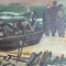 Costa con pescatori, 1960, Dipinto ad acrilico, Incorniciato, Immagine 3
