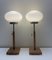 Lámparas de mesa Läreda Mushroom posmodernas de IKEA, años 80. Juego de 2, Imagen 3