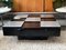 Square Lacquered and Brushed Steel Coffee Table by Mario Sabot, 1970s 2