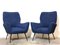 Fauteuils Mid-Century, Italie, 1960s, Set de 2 1