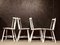 White Dining Chairs from Farstrup Møbler, 1960s, Set of 4, Image 12