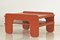 Orange Side Table attributed to Fratelli Reguitti, Italy, 1969 5
