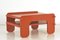 Orange Side Table attributed to Fratelli Reguitti, Italy, 1969 6