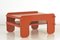 Orange Side Table attributed to Fratelli Reguitti, Italy, 1969, Image 6