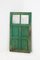Puerta italiana vintage de madera verde, años 60, Imagen 13