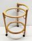 Rattan and Glass Serving Cart, 1970s, Image 5