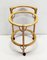 Rattan and Glass Serving Cart, 1970s 7