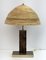 Lampada da tavolo Mid-Century in ottone e bambù di Aldo Tura, Italia, anni '60, Immagine 1