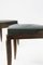 Vintage Stühle aus Holz & grünem Leder von Jules Leleu, 1930er, 4er Set 4