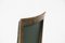 Sedie vintage in legno e pelle verde di Jules Leleu, anni '30, set di 4, Immagine 16