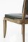 Vintage Stühle aus Holz & grünem Leder von Jules Leleu, 1930er, 4er Set 14