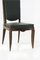 Vintage Stühle aus Holz & grünem Leder von Jules Leleu, 1930er, 4er Set 12