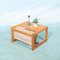 Bohemian Pine Coffee Table with Magazine Holder attributed to Karin Mobring for Ikea 13