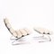 Sinus Lounge Chair with Footstool from Cor, Set of 2, Image 3