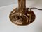 Lampada da tavolo in bronzo ed erba, Italia, anni '40, Immagine 9