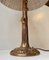 Italian Tree Trunk Table Lamp in Bronze and Grass, 1940s 6